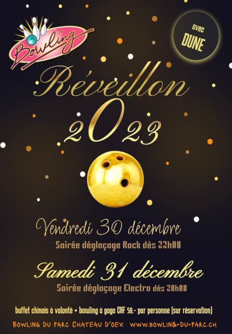 Affiche de l’archive « Réveillon 2023 au bowling »