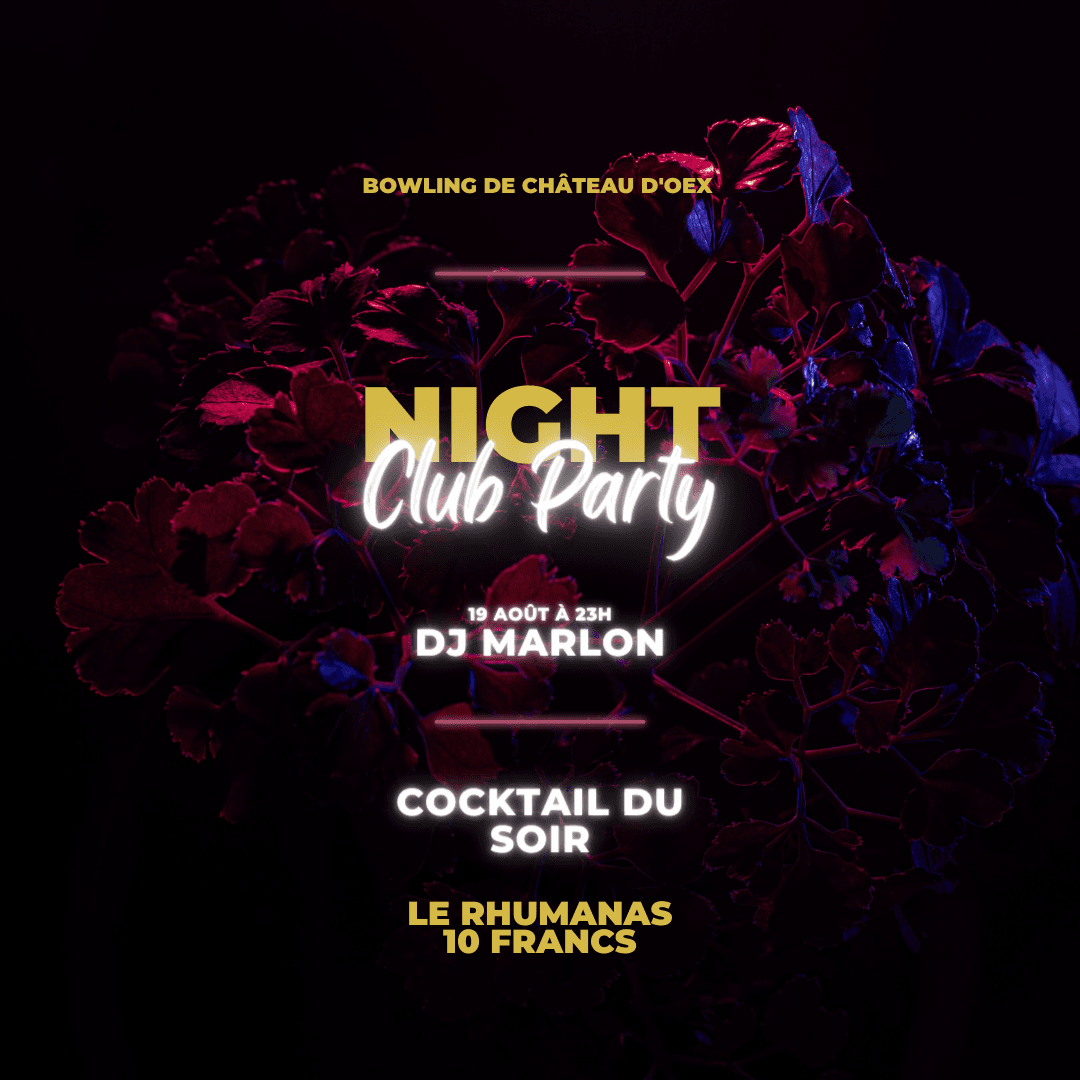 Affiche de l’archive « Samedi 19 août 2023 soirée dj Marlon »