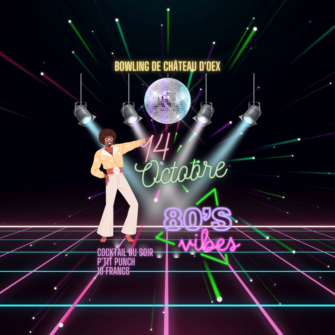 Affiche de l’archive « Samedi 14 septembre c’est 80s vibes »