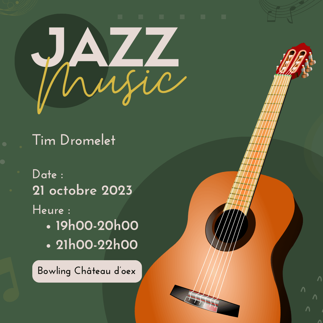Affiche de l’archive « Samedi 21 octobre : Jazz Night avec Tim Dromelet »