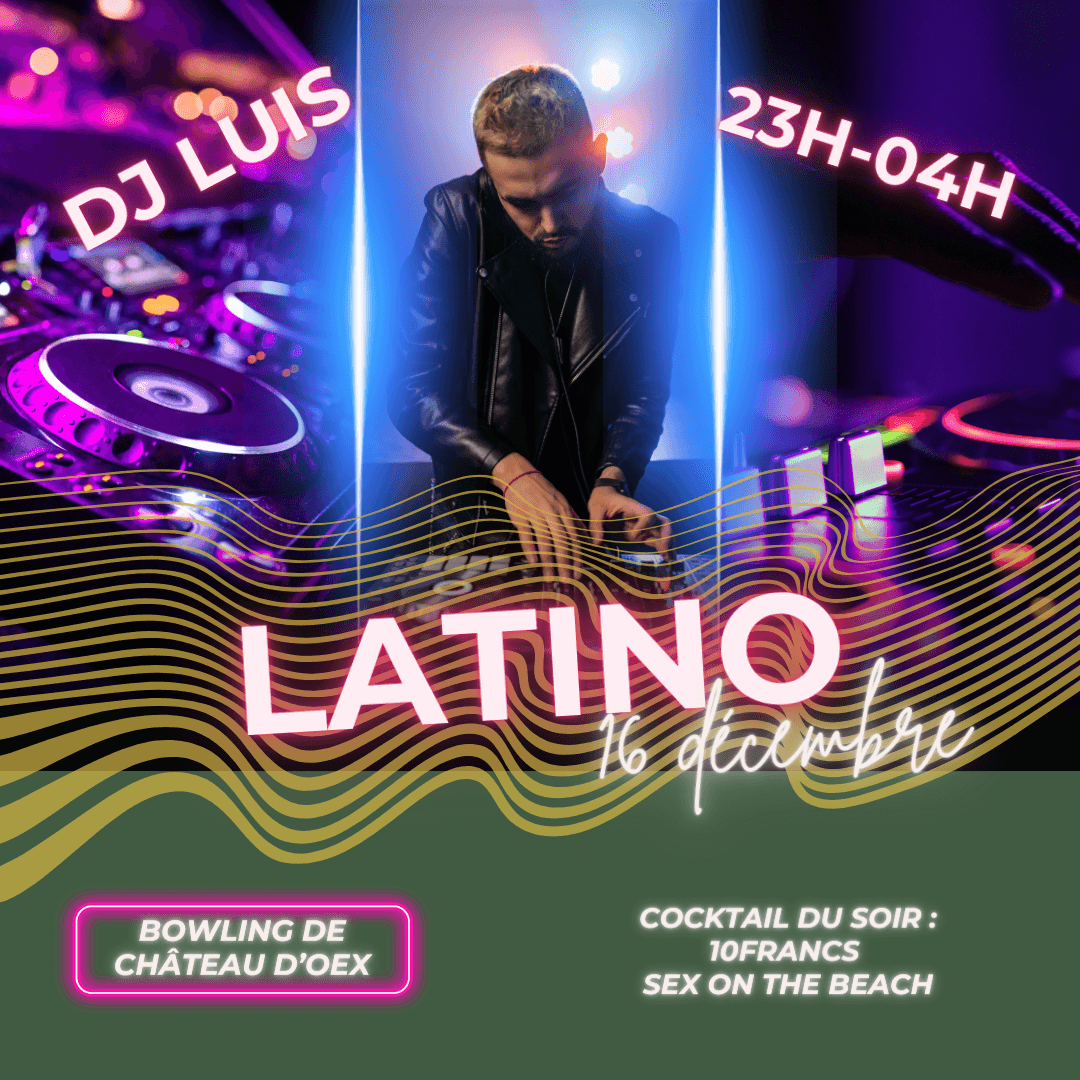 Affiche de l’archive « Samedi 16 décembre : Latino avec DJ Luis »