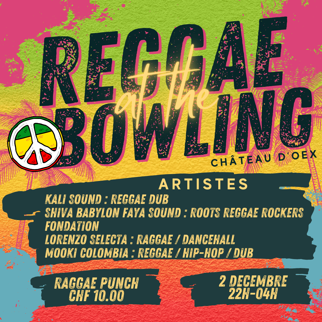 Affiche de l’archive « Samedi 2 décembre c’est Reggae avec plusieurs artistes »