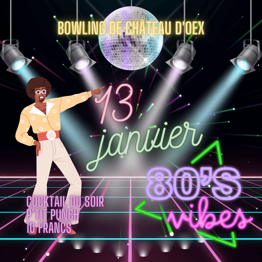 Affiche de l’archive « Samedi 13 janvier c’est retour aux années 80 !!! »