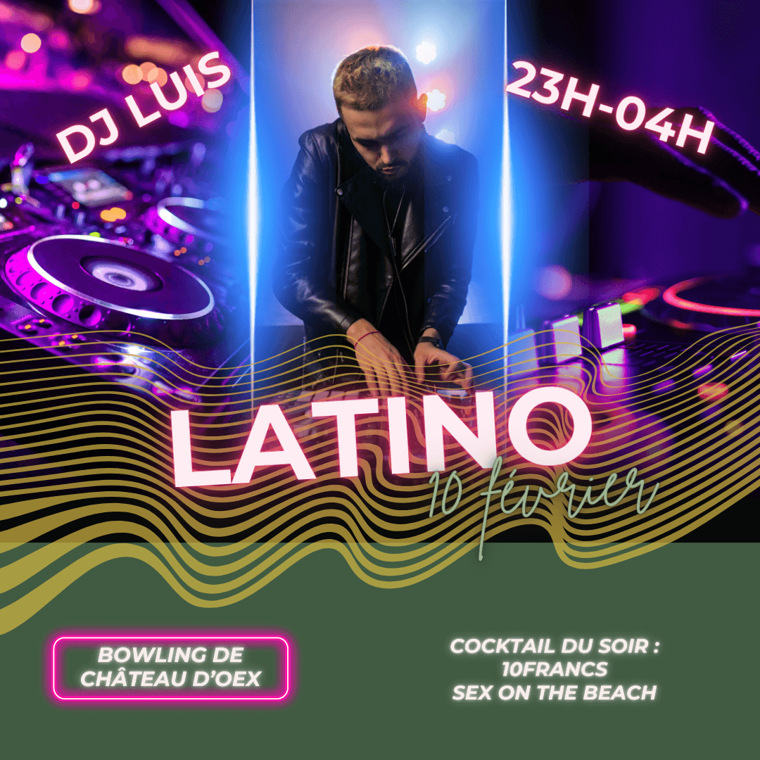 Affiche de l’archive « Samedi 10 février c’est DJ Luis : Latino »