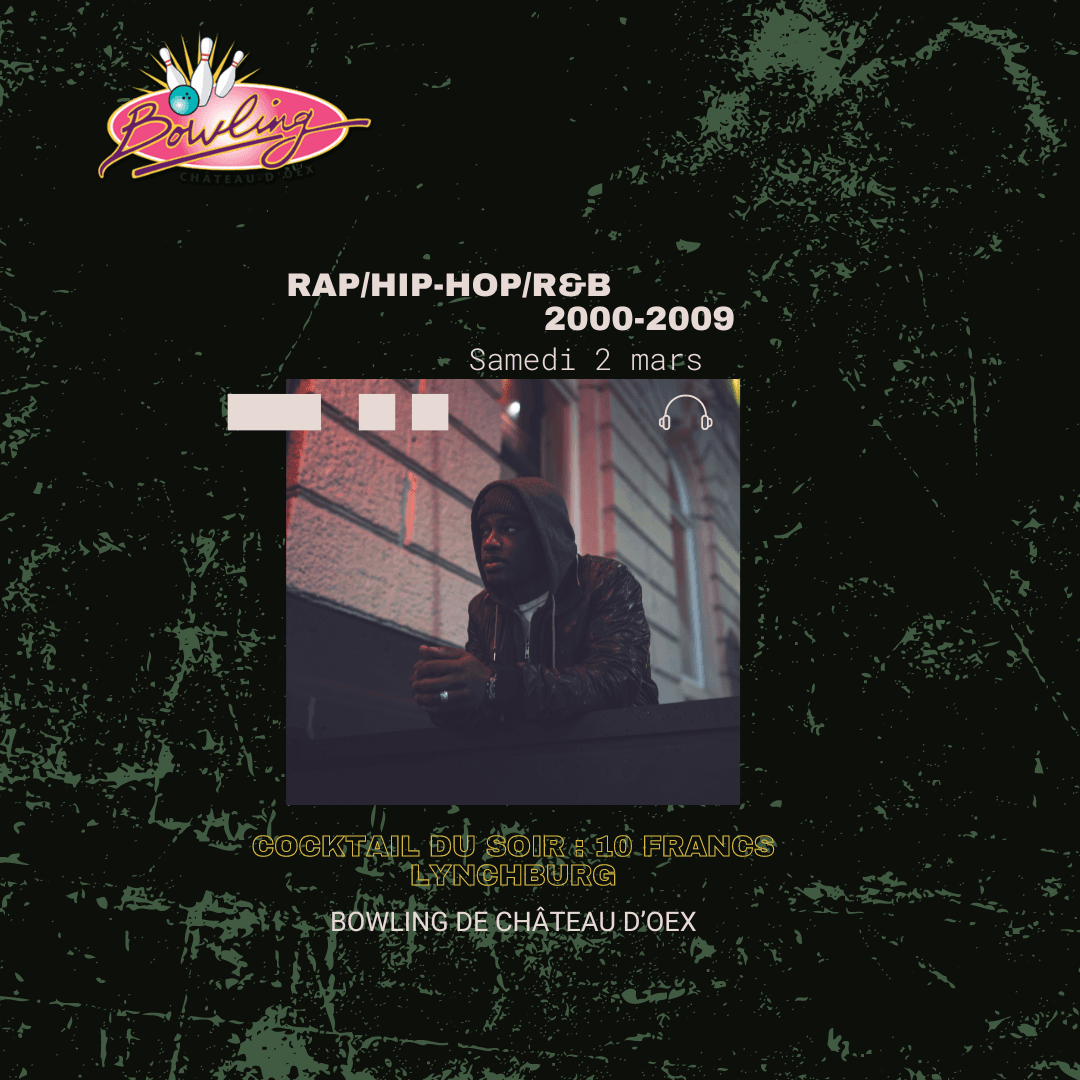 Affiche de l’archive « Samedi 2 mars c’est Rap/Hip-Hop/R&B »