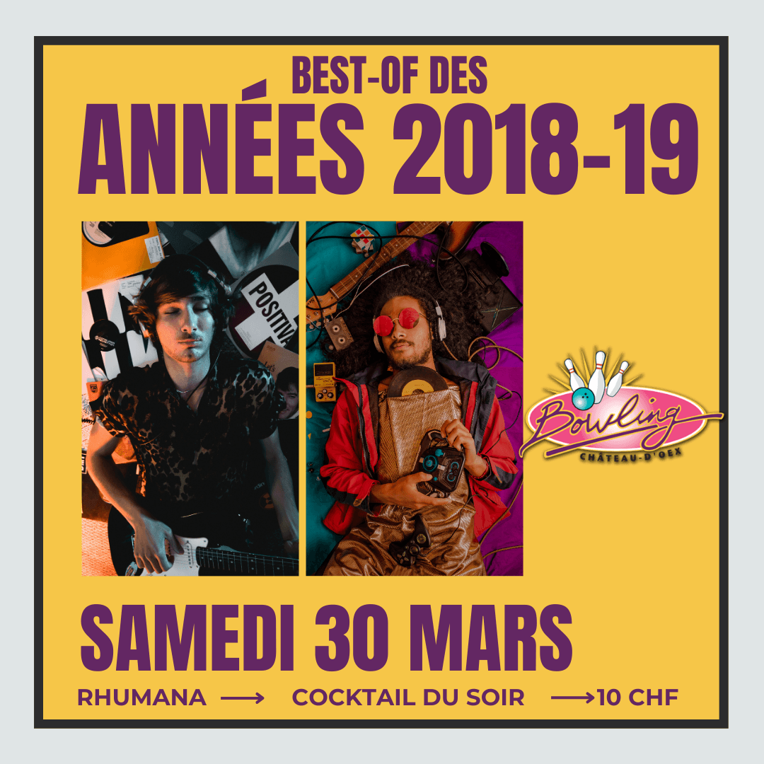 Affiche de l’archive « Samedi 30 mars c’est Best-of des années 2018-19 »