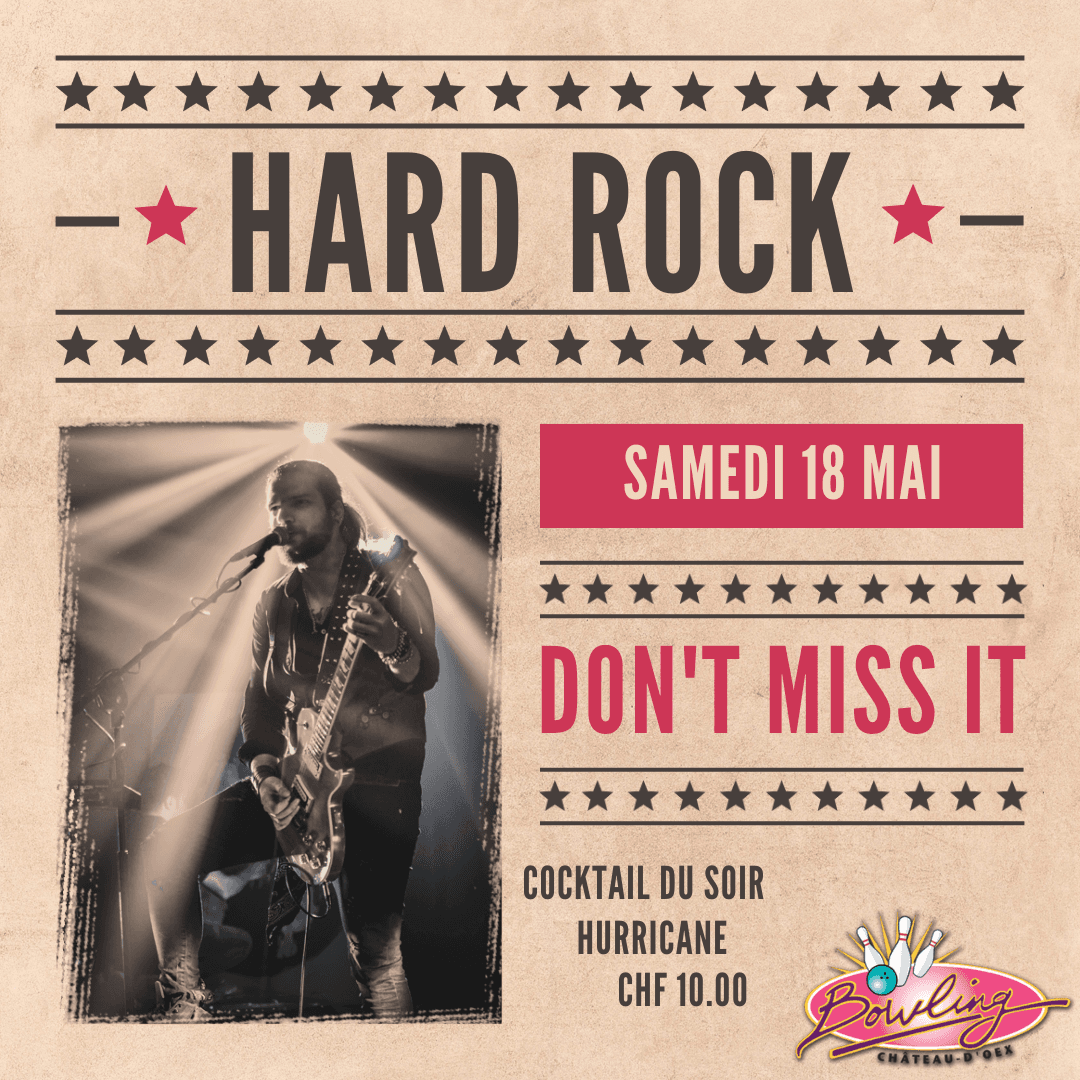 Affiche de l’archive « Samedi 18 mai c’est Hard Rock »
