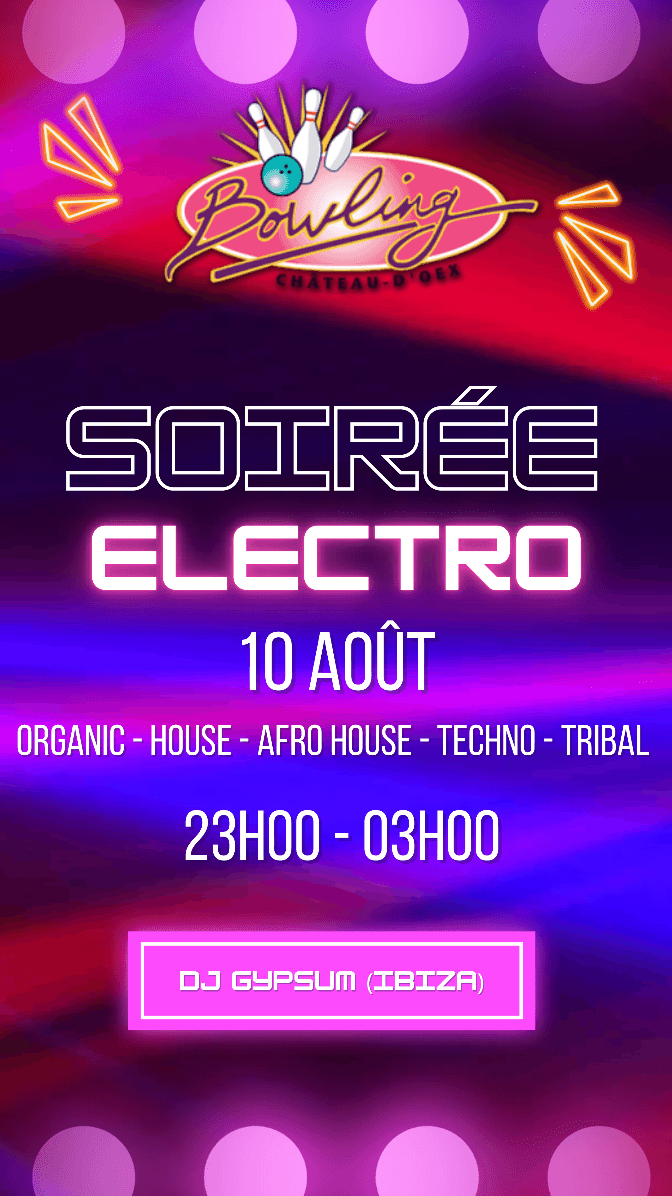 Affiche de l’archive « Soirée electro »