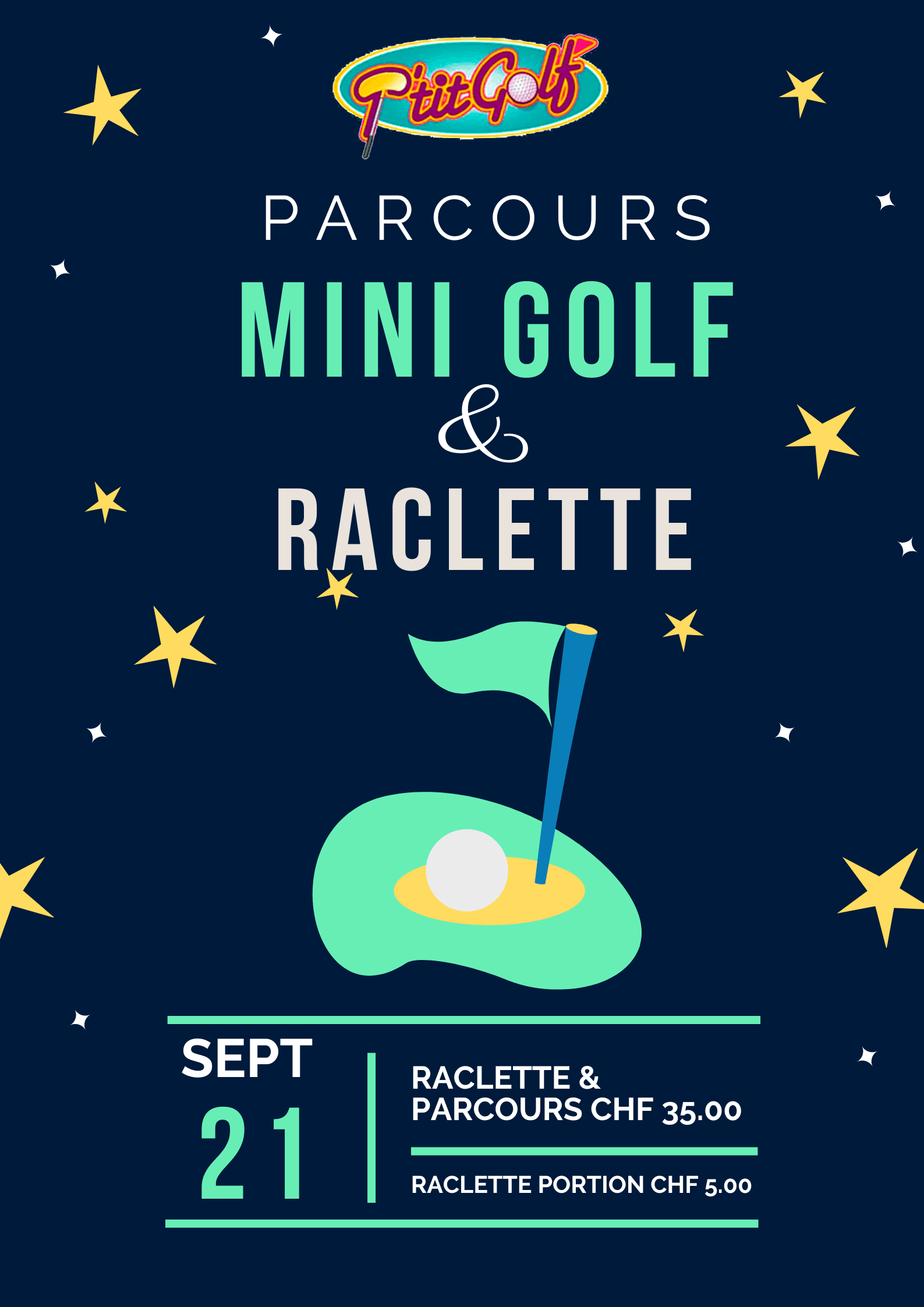 Affiche de l’archive « Parcours minigolf et Raclette »