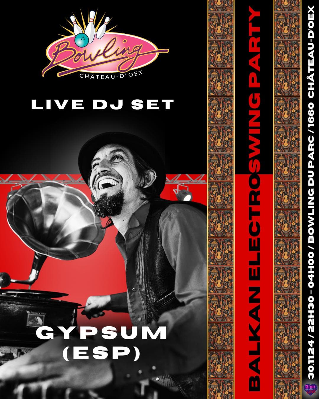 Affiche de l’archive « Balkan Electro Swing Party avec Dj Set »